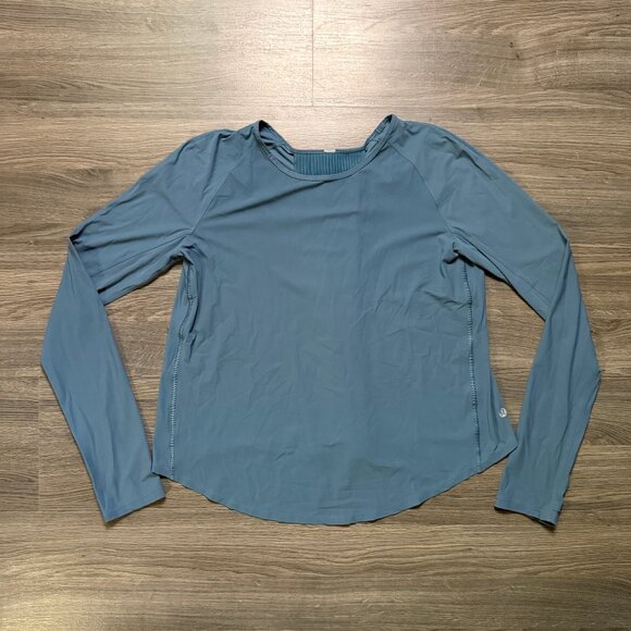 Lululemon Women's Play Off The Pleats Long Sleeve - Blue - Picture 4 of 8